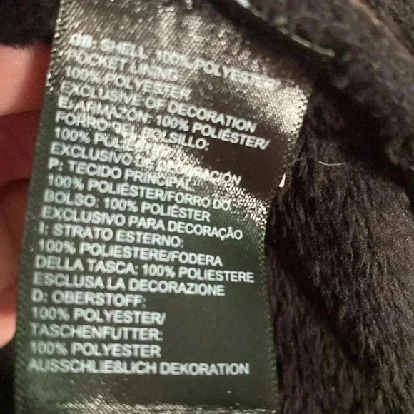 The North Face black girls size large hooded zip up - great condition - Picture 8 of 11